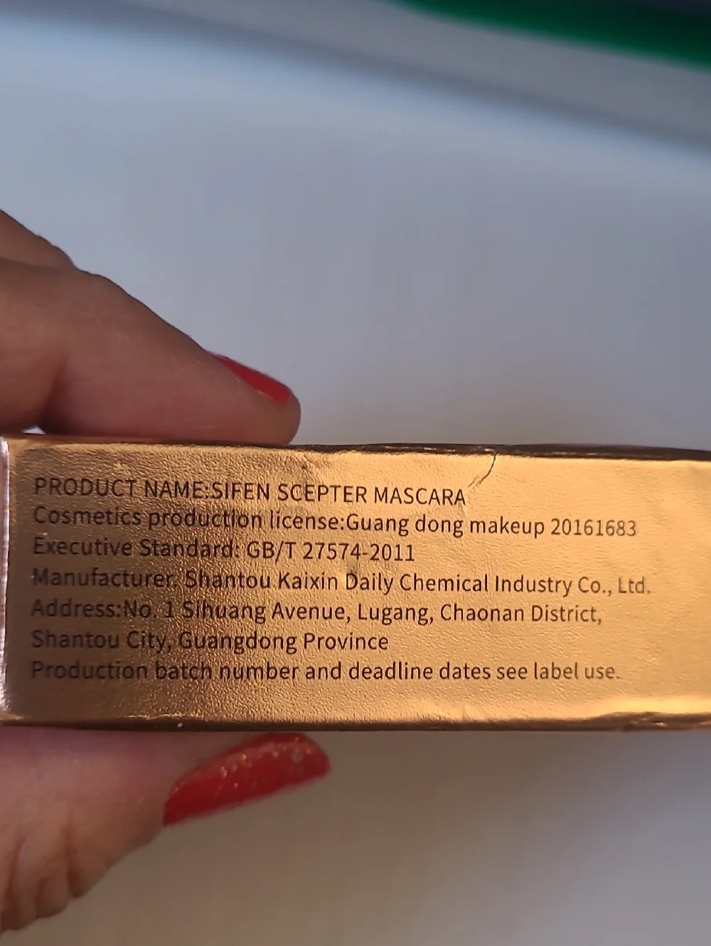 Sifen Scepter Mascara Color Black